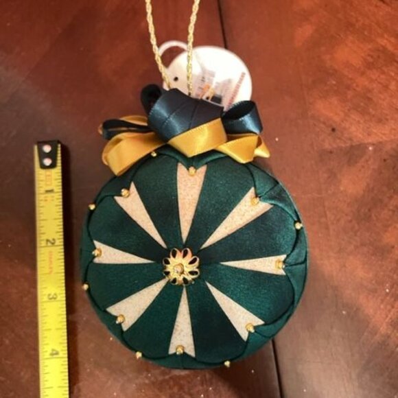 Colorado State University Rams Handmade Ornament ribbon accent - Picture 1 of 4